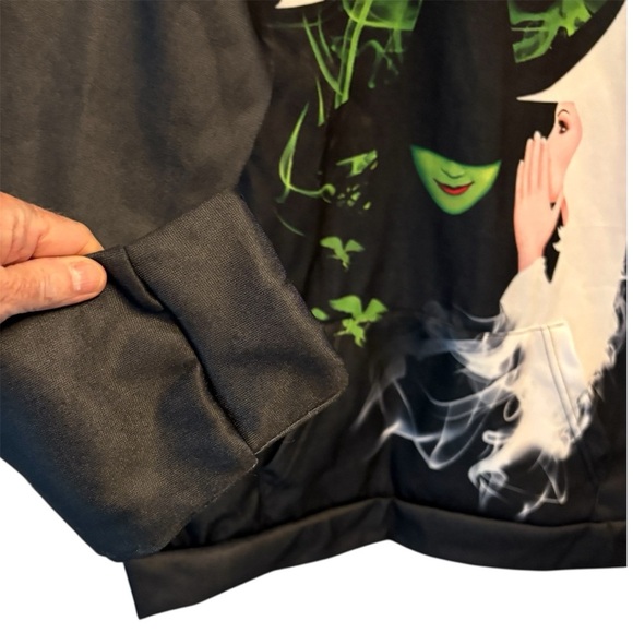 Wicked the Broadway Show Musical Lightweight Hoodie Womens size XL (extra large) - Picture 10 of 13
